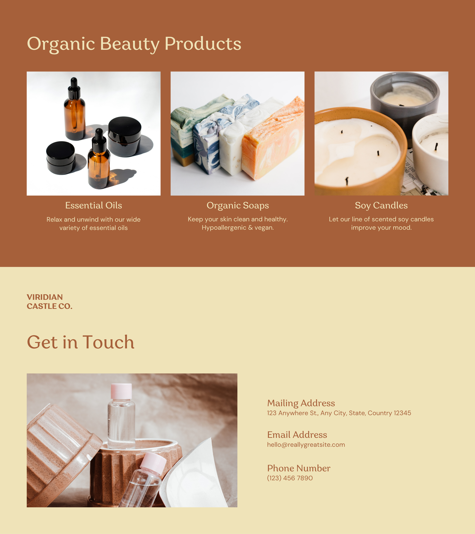 beauty products